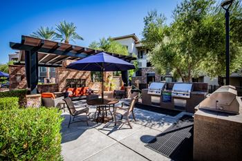 Centennial at 5th apartments poolside bbq picnic area